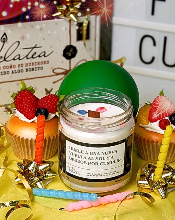 vela de regalo para cumpleaños