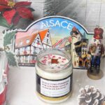 vela aromática navideña