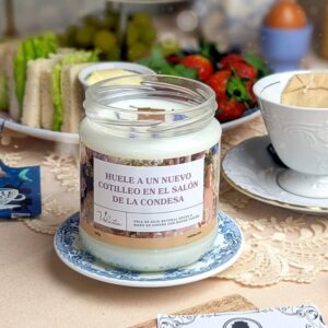 vela romántica de soja